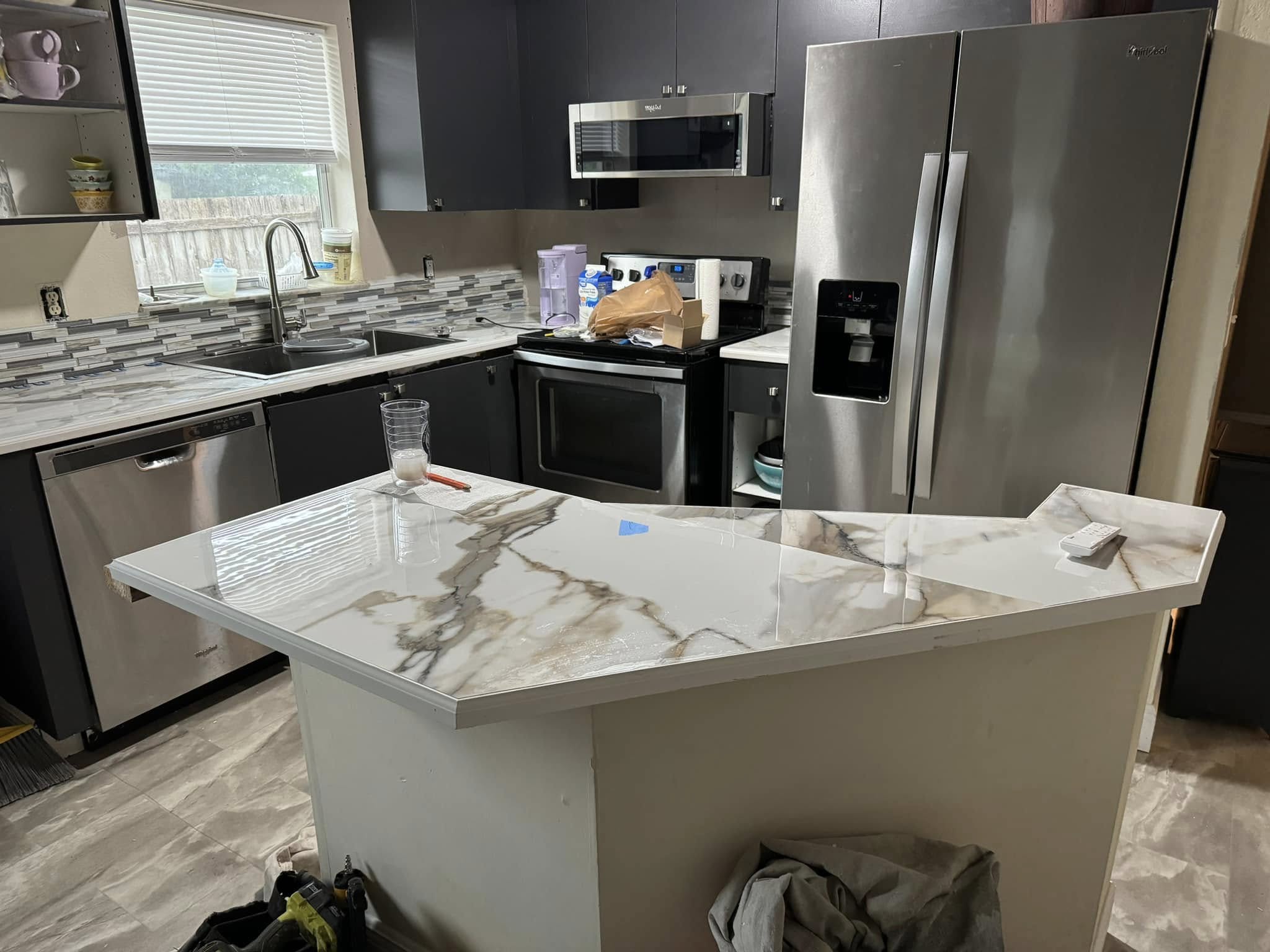 Kitchen countertop installation in Port St. Lucie, FL by Dependable Guys LLC