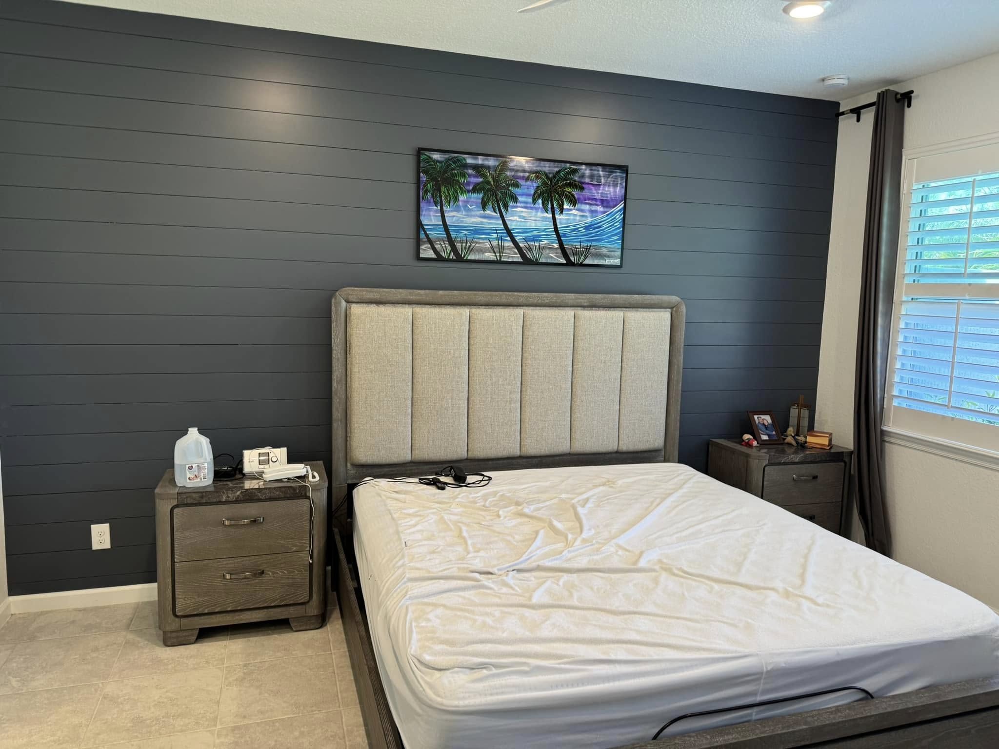 Bedroom wall and paint project in Port St. Lucie, FL by Dependable Guys LLC